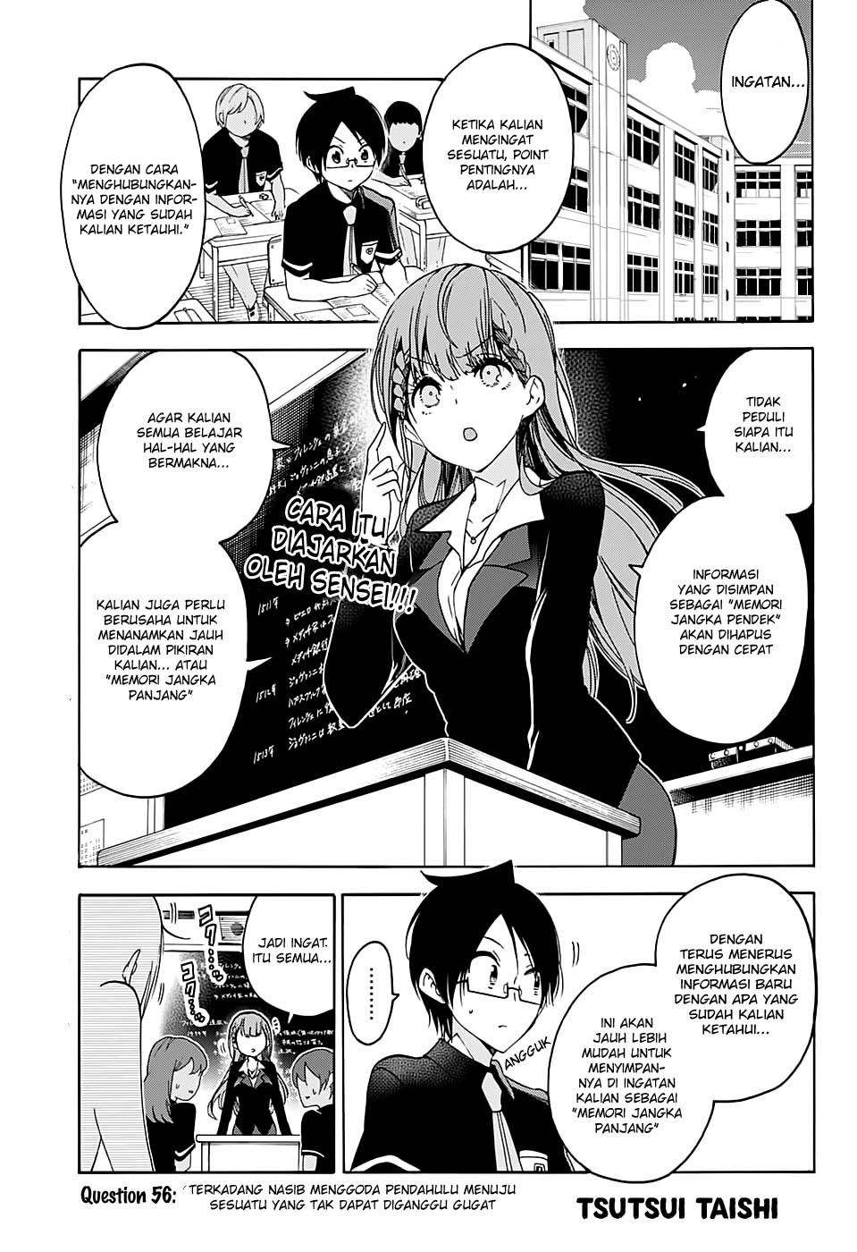 Baca Komik Bokutachi wa Benkyou ga Dekinai Chapter 56 Gambar 1