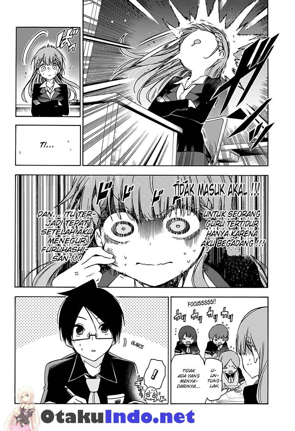 Bokutachi wa Benkyou ga Dekinai Chapter 56 Gambar 6