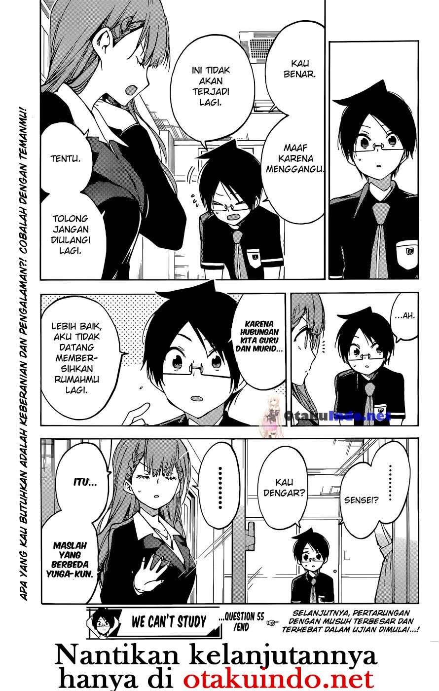 Bokutachi wa Benkyou ga Dekinai Chapter 55 Gambar 19