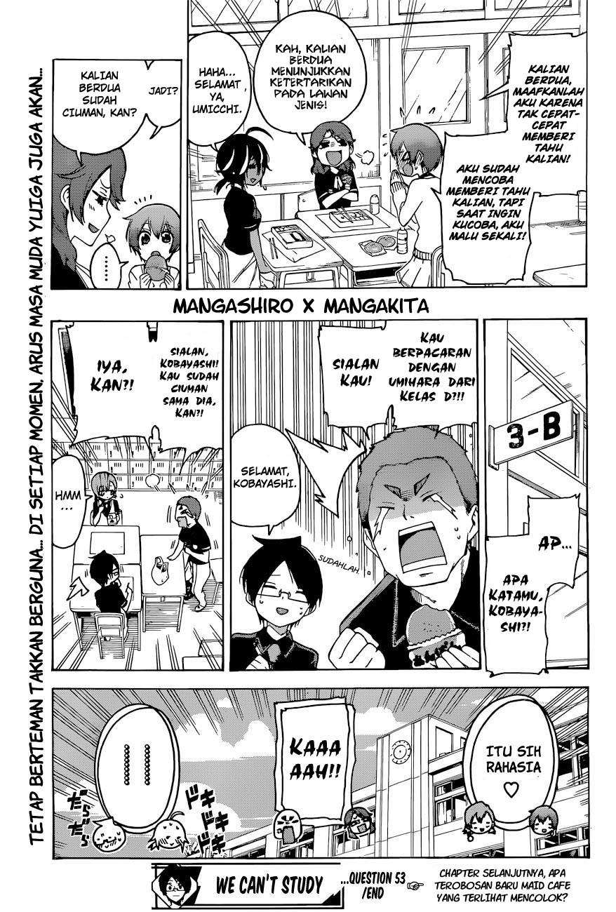 Bokutachi wa Benkyou ga Dekinai Chapter 53 Gambar 21