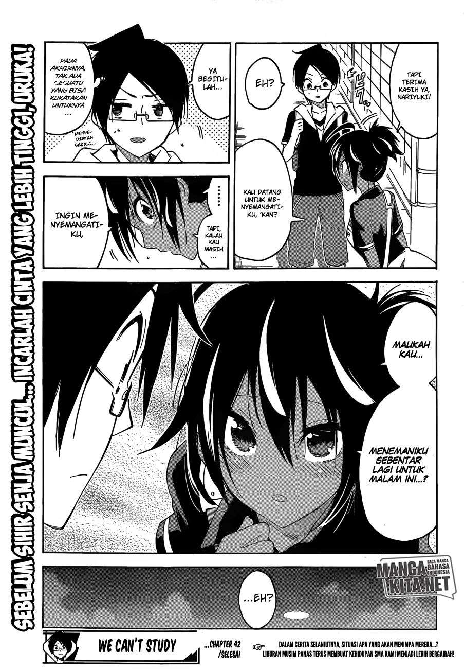 Bokutachi wa Benkyou ga Dekinai Chapter 42 Gambar 22
