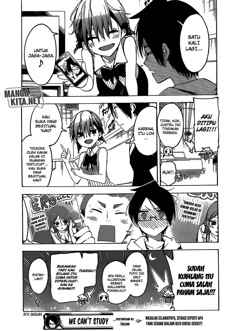 Bokutachi wa Benkyou ga Dekinai Chapter 40 Gambar 20