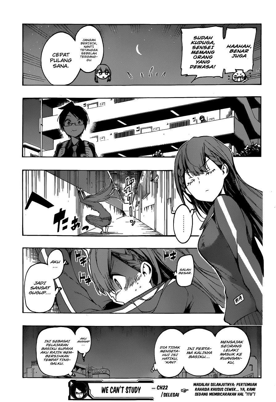 Bokutachi wa Benkyou ga Dekinai Chapter 22 Gambar 22