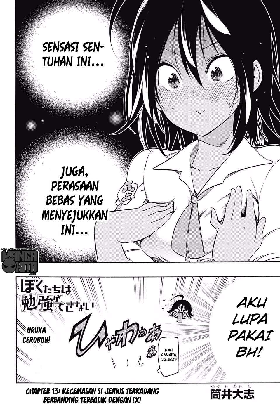 Bokutachi wa Benkyou ga Dekinai Chapter 13 Gambar 3