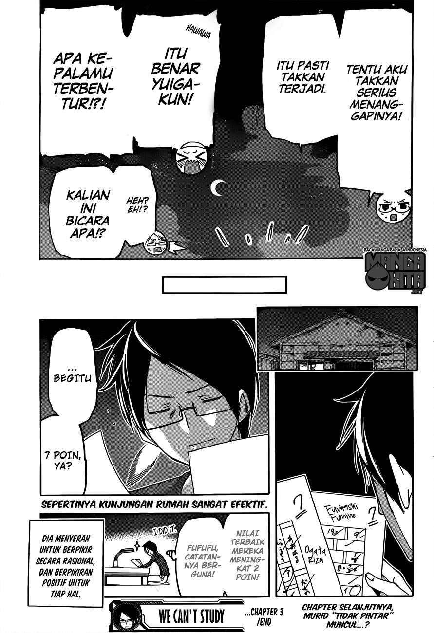 Bokutachi wa Benkyou ga Dekinai Chapter 03 Gambar 24