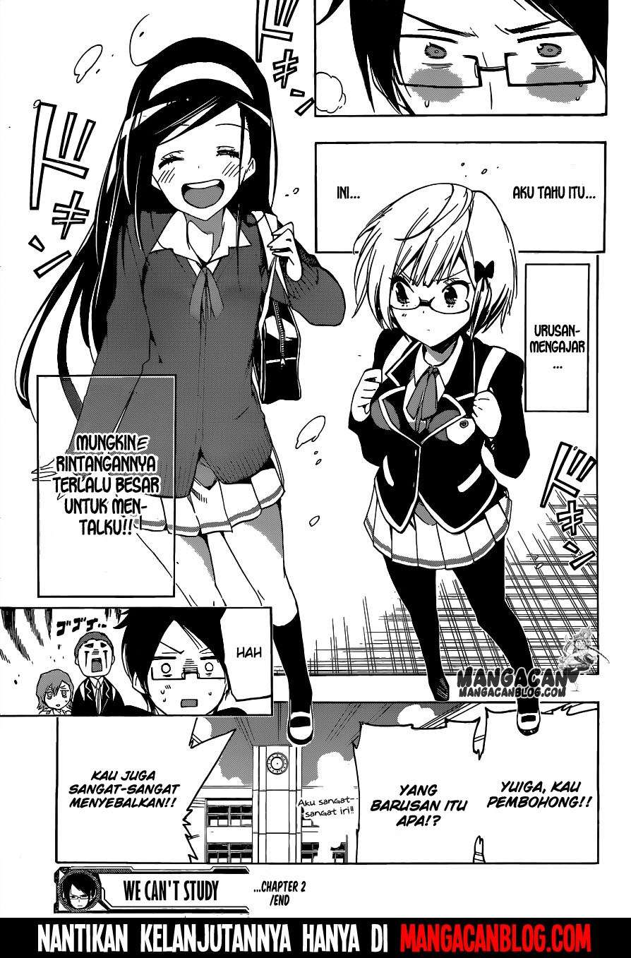 Bokutachi wa Benkyou ga Dekinai Chapter 02 Gambar 25