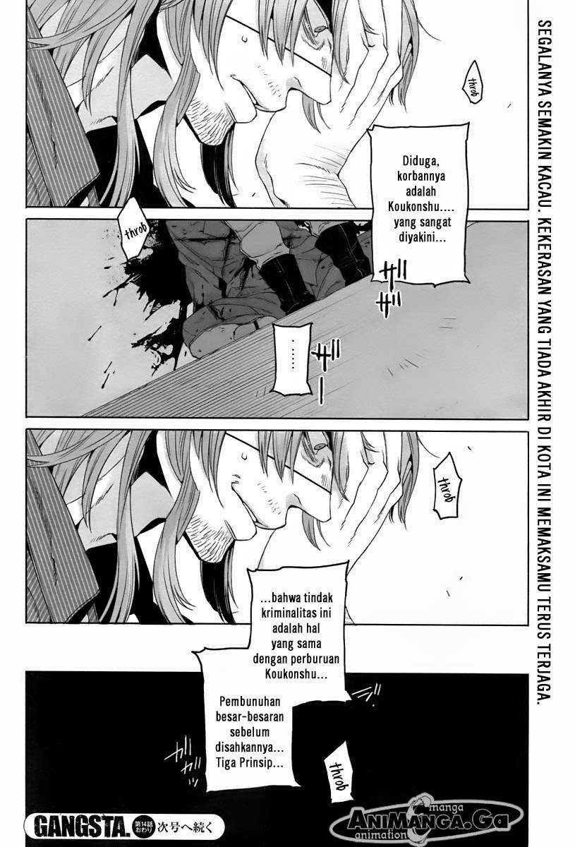 Gangsta Chapter 14 Gambar 39