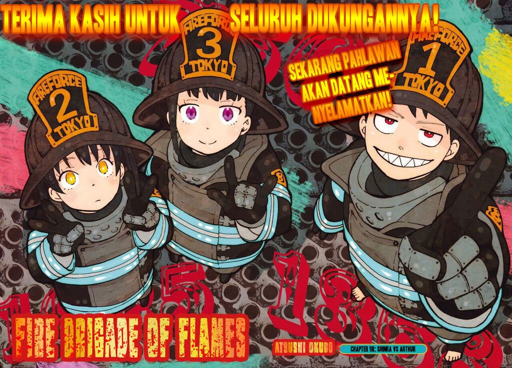 Baca Komik Fire Brigade of Flames Chapter 98 Gambar 1