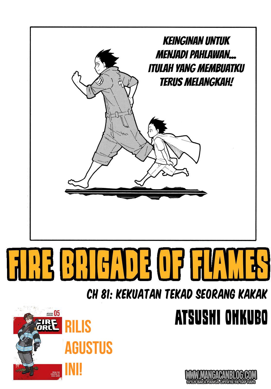 Baca Komik Fire Brigade of Flames Chapter 81 Gambar 1