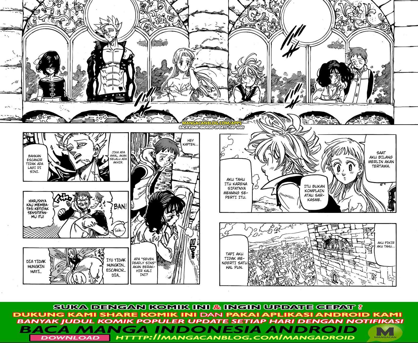 Nanatsu no Taizai Chapter 340 Gambar 9