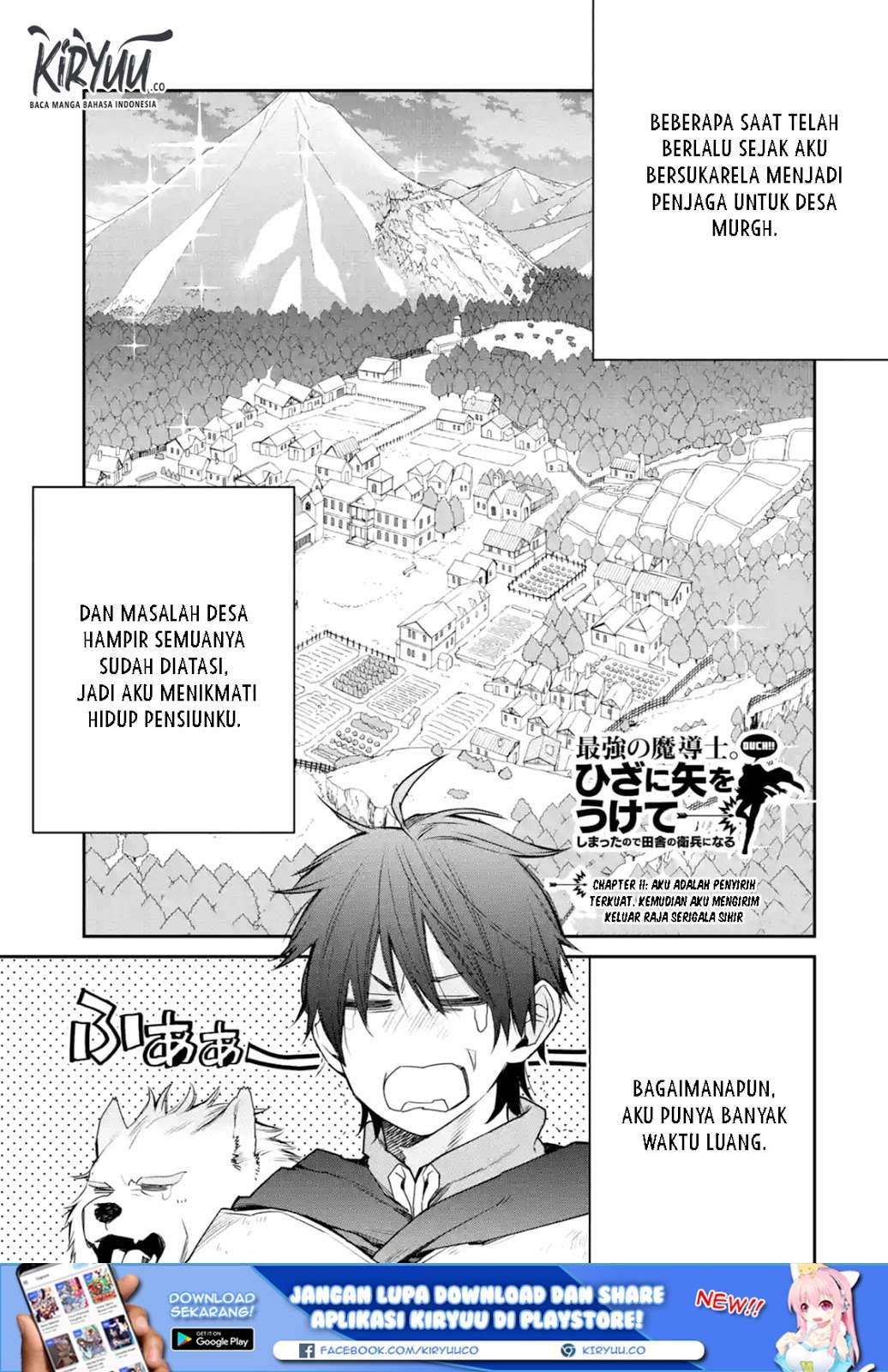 Saikyou no Madoshi. Hisa ni Ya wo Ukete Shimatta no de Inaka no Eihei ni Naru Chapter 11.1 Gambar 3