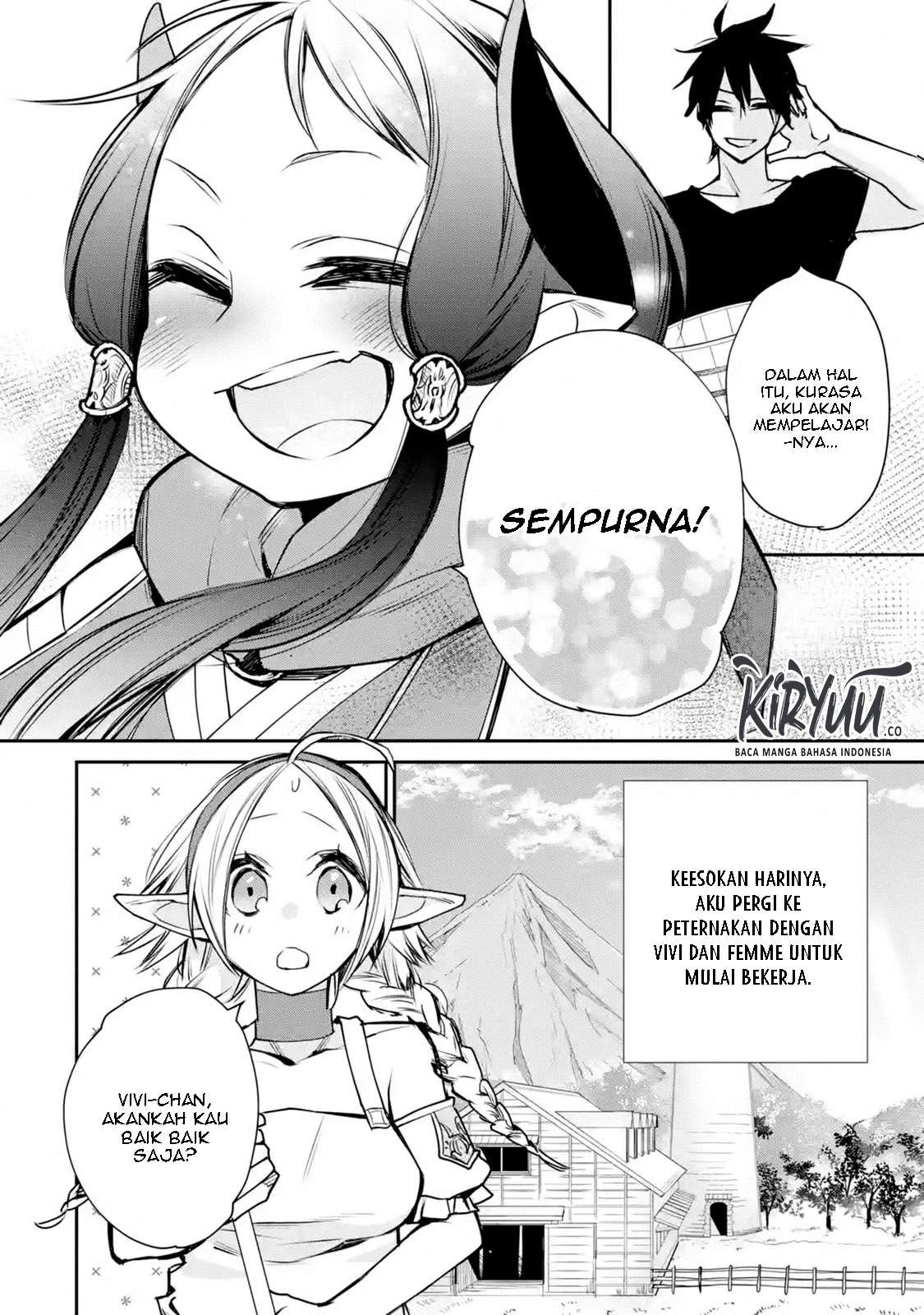 Saikyou no Madoshi. Hisa ni Ya wo Ukete Shimatta no de Inaka no Eihei ni Naru Chapter 10.3 Gambar 14