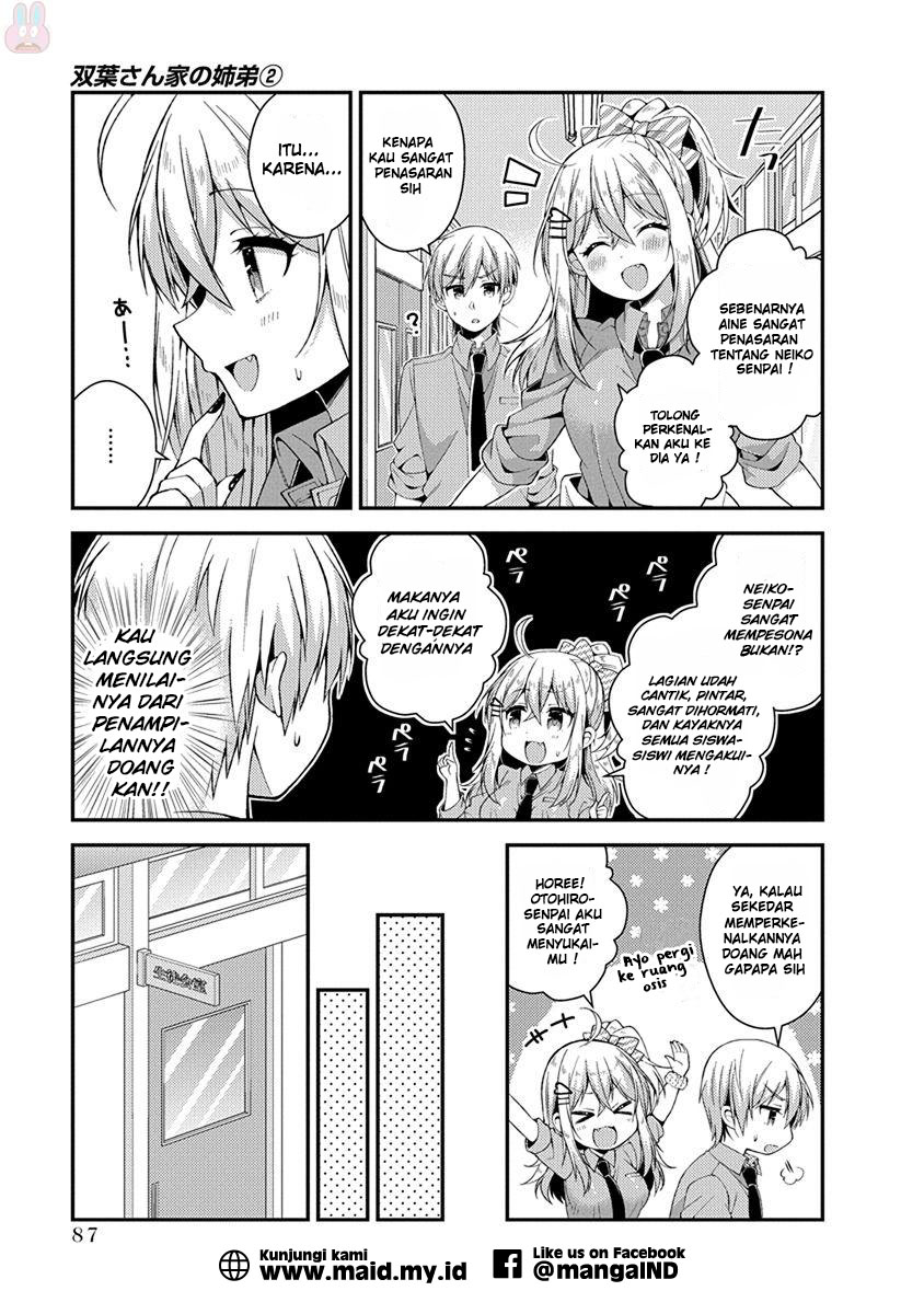 Futaba-san Chi no Kyoudai Chapter 15 Gambar 9