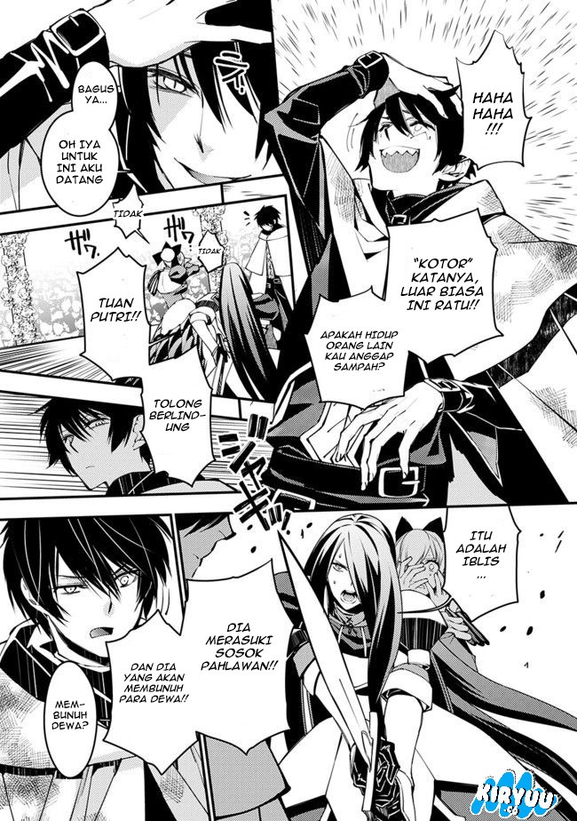 Fukushuu o Koinegau Saikyou Yuusha wa, Yami no Chikara de Senmetsu Musou Suru Chapter 02.3 Gambar 4