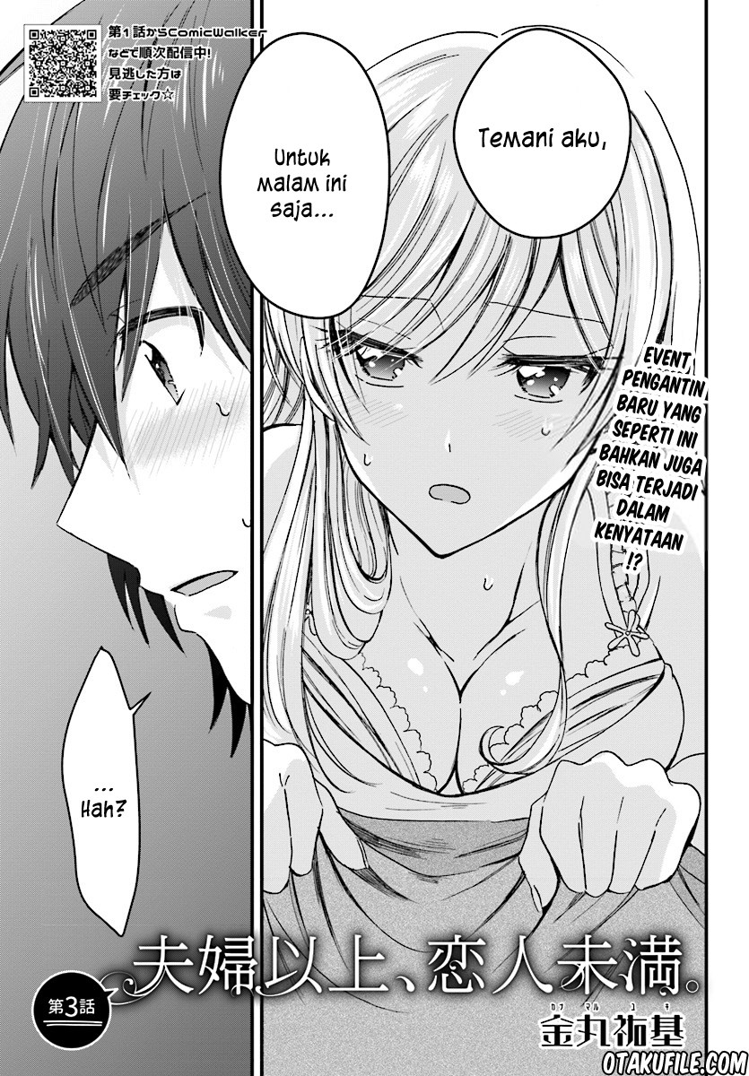 Fuufu Ijou Koibito Miman. Chapter 03 Gambar 3