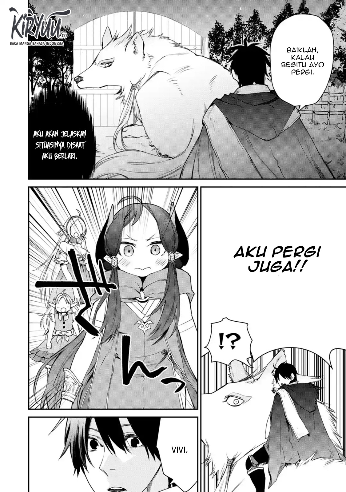 Saikyou no Madoshi. Hisa ni Ya wo Ukete Shimatta no de Inaka no Eihei ni Naru Chapter 11.3 Gambar 10