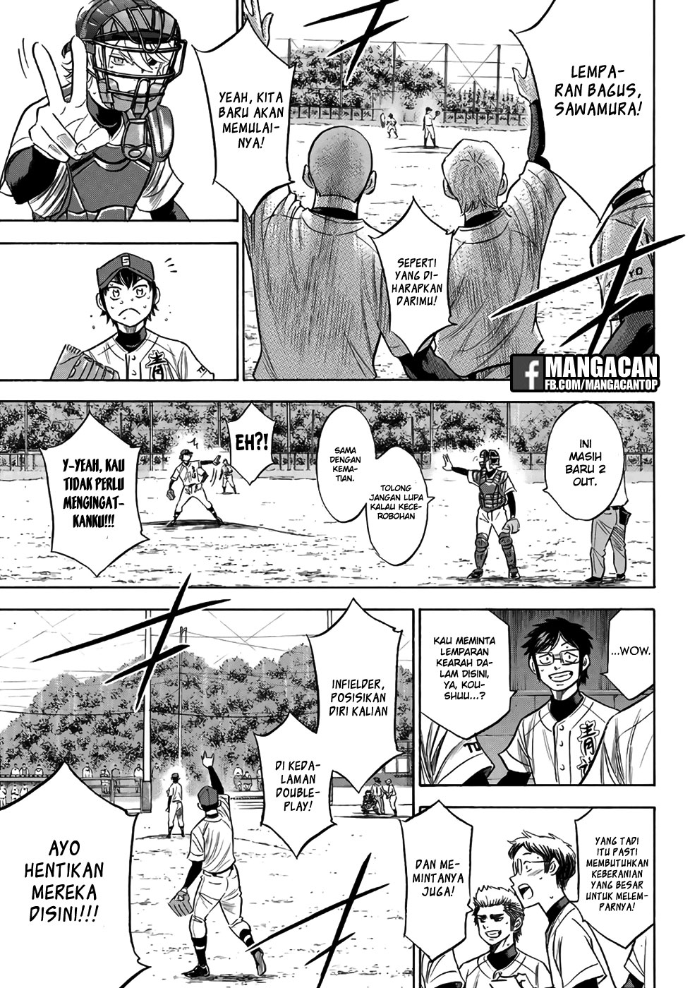 Diamond no Ace Act 2 Chapter 128 Gambar 11