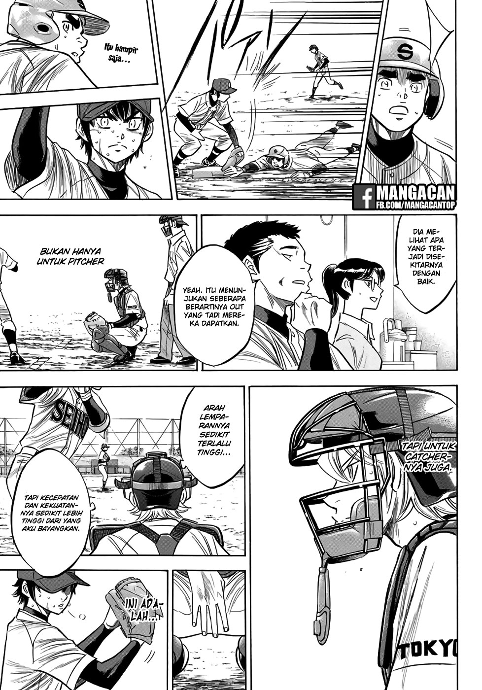 Diamond no Ace Act 2 Chapter 128 Gambar 13