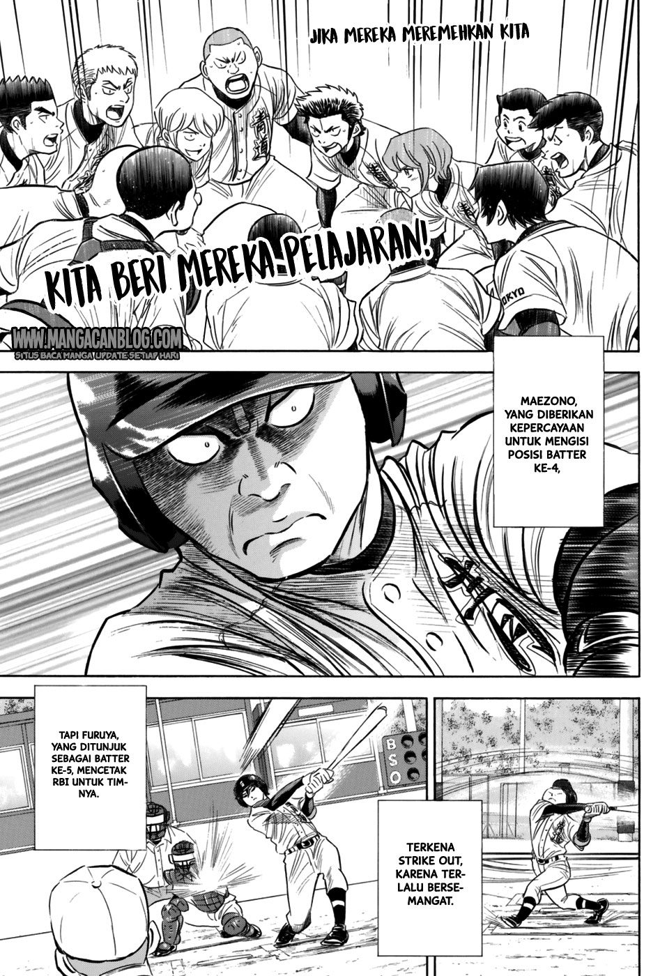Diamond no Ace Act 2 Chapter 100 Gambar 16
