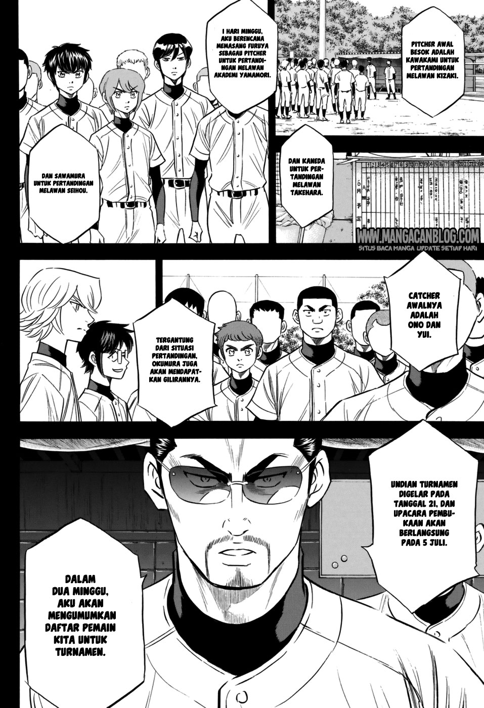 Diamond no Ace Act 2 Chapter 100 Gambar 9