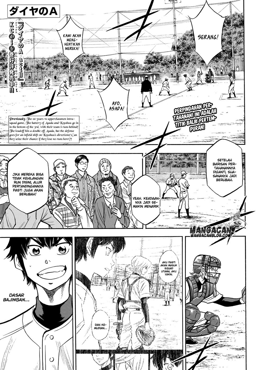 Baca Komik Diamond no Ace Act 2 Chapter 56 Gambar 1