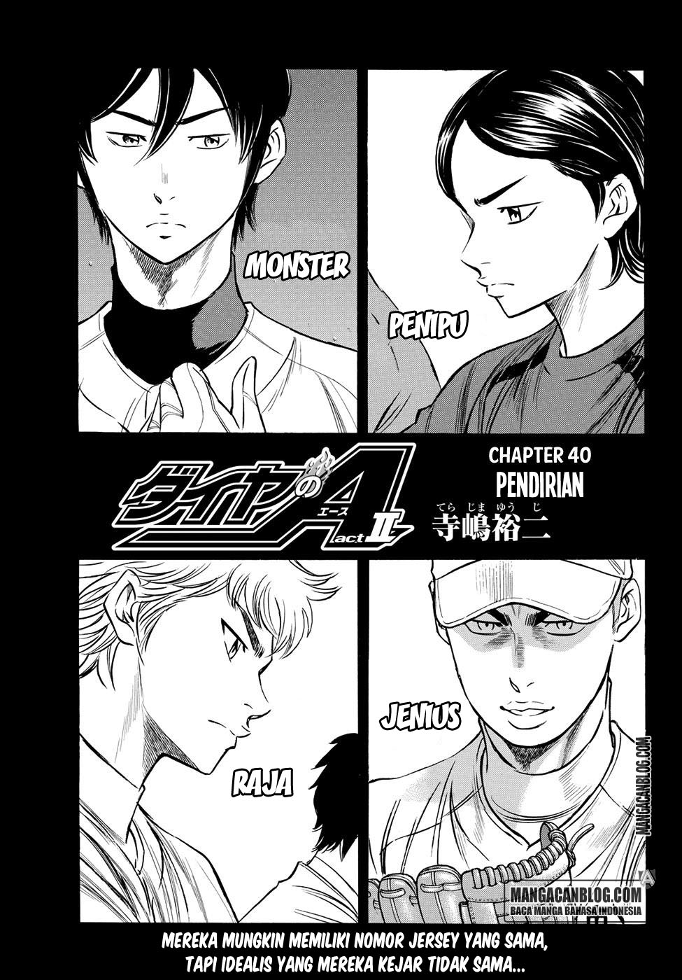 Baca Komik Diamond no Ace Act 2 Chapter 40 Gambar 1