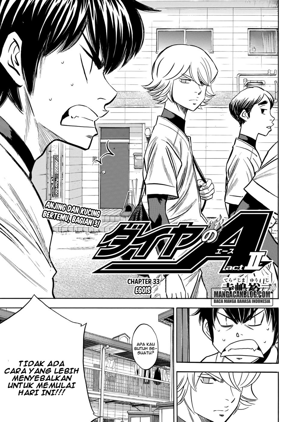 Diamond no Ace Act 2 Chapter 33 Gambar 3