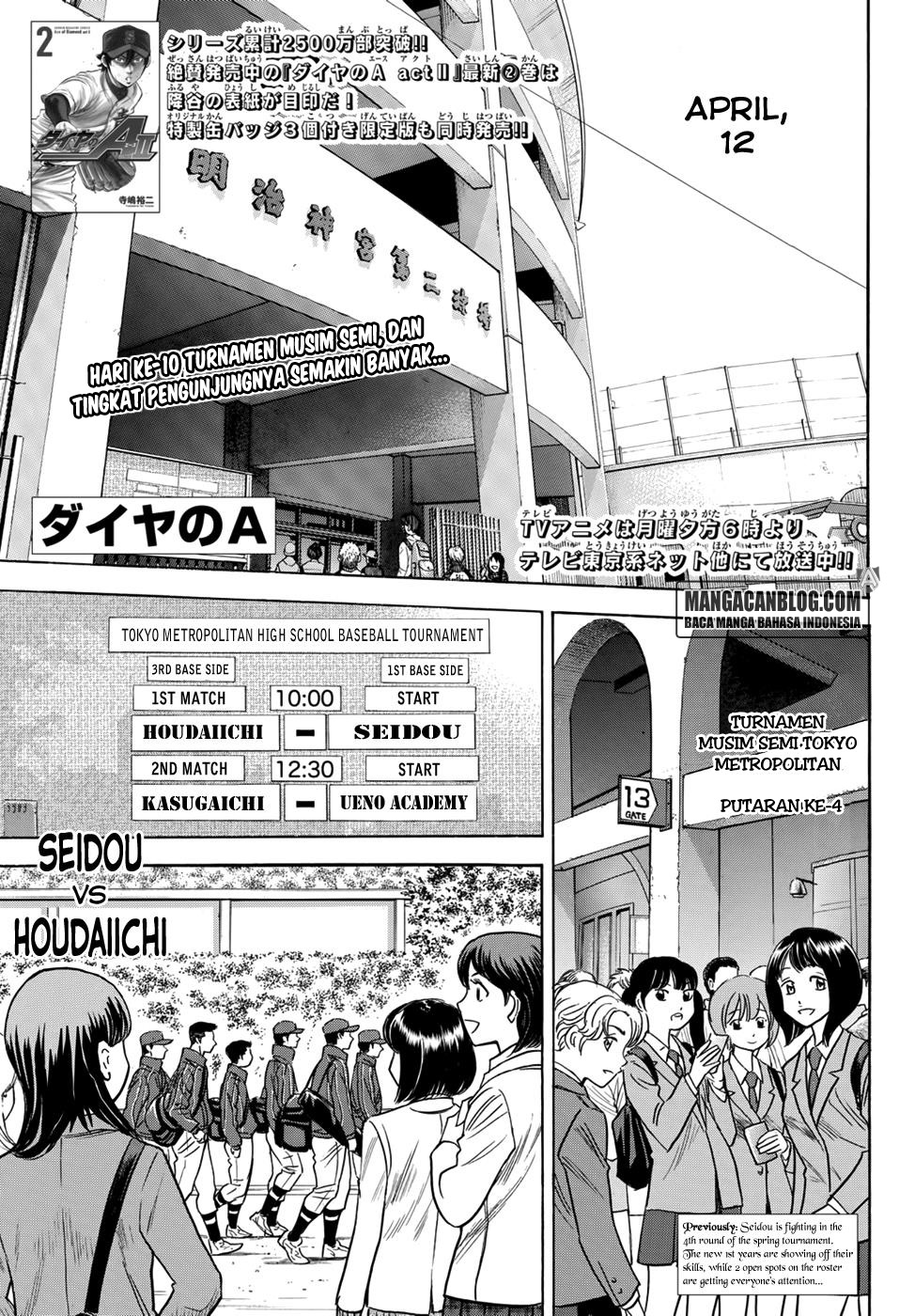 Baca Komik Diamond no Ace Act 2 Chapter 23 Gambar 1