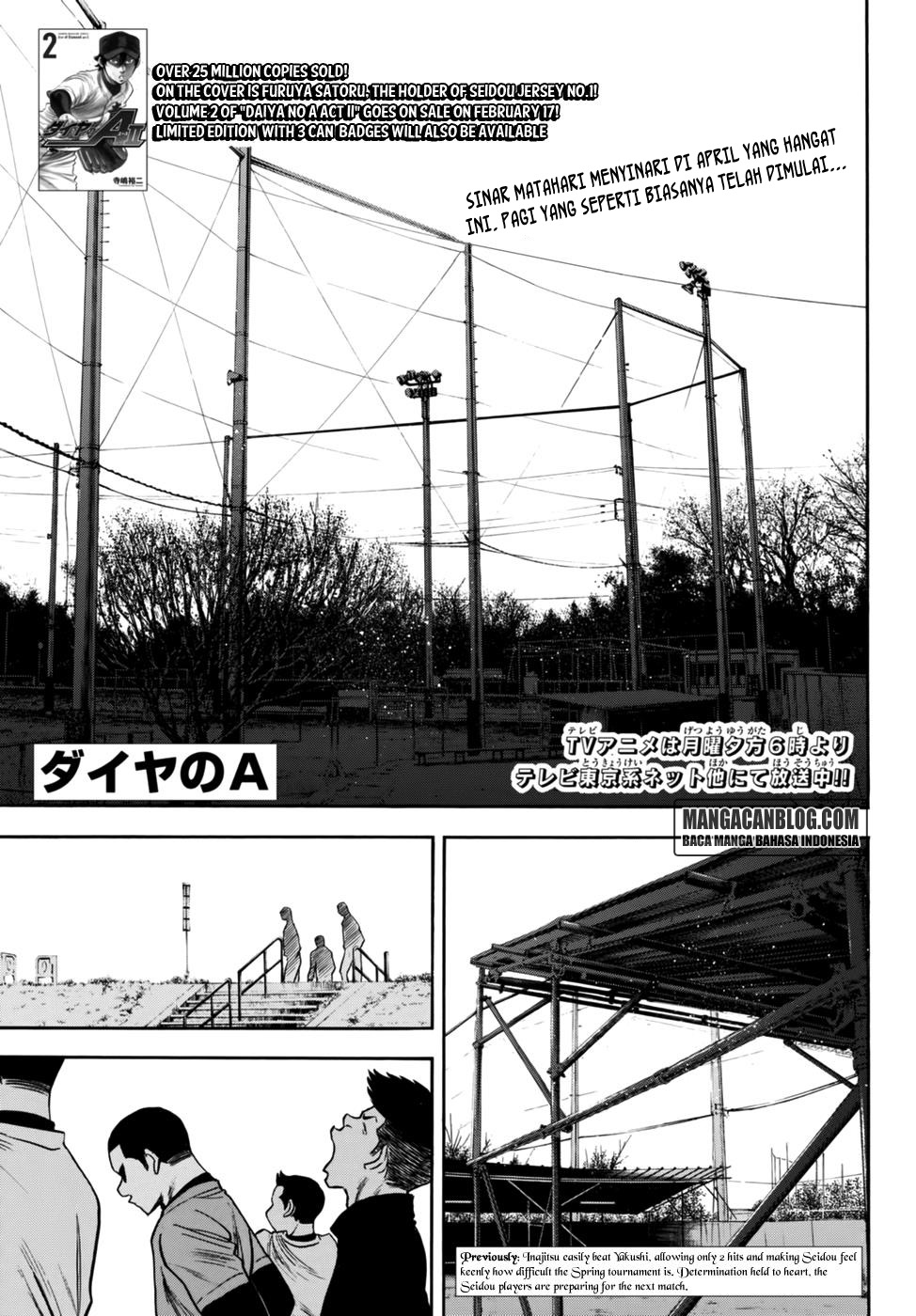 Baca Komik Diamond no Ace Act 2 Chapter 21 Gambar 1