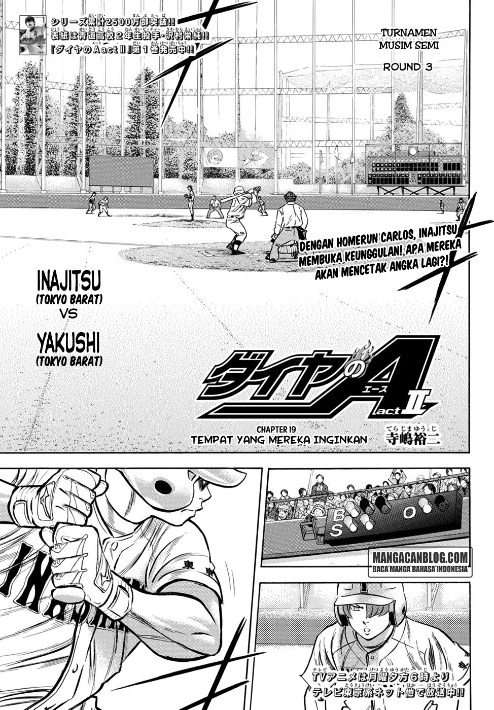 Baca Komik Diamond no Ace Act 2 Chapter 19 Gambar 1