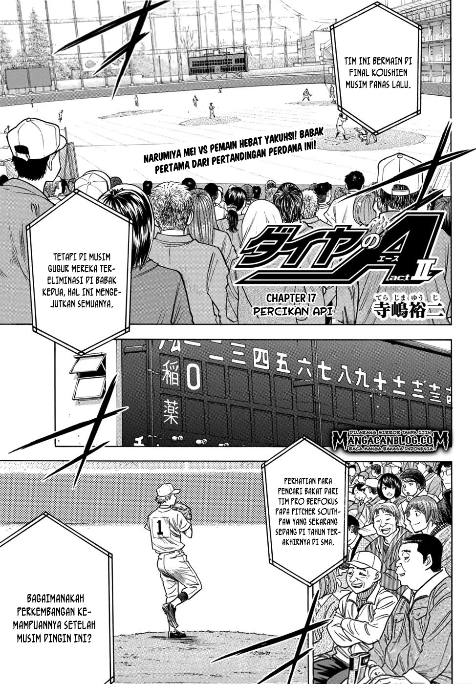 Baca Komik Diamond no Ace Act 2 Chapter 17 Gambar 1