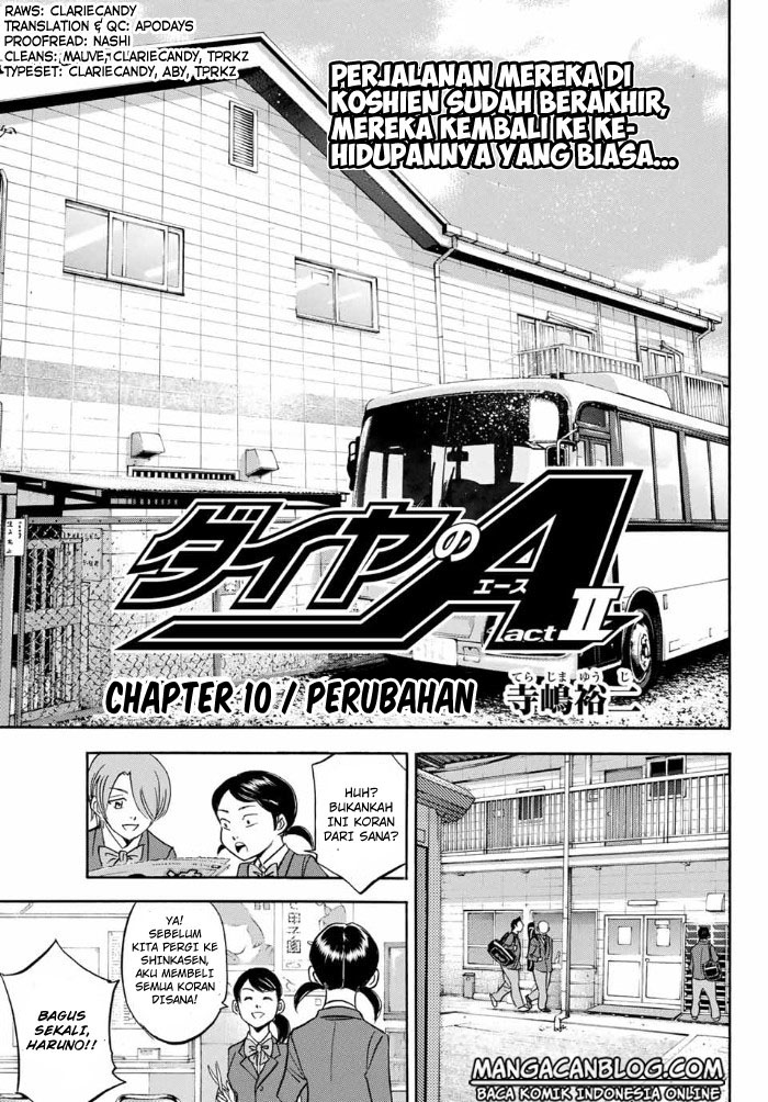 Diamond no Ace Act 2 Chapter 10 Gambar 3