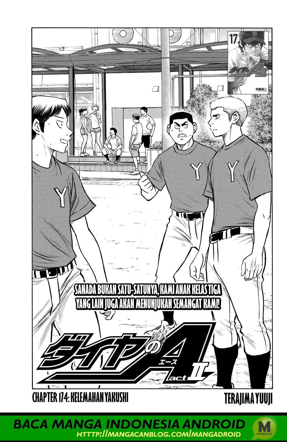 Baca Komik Diamond no Ace Act 2 Chapter 174 Gambar 1