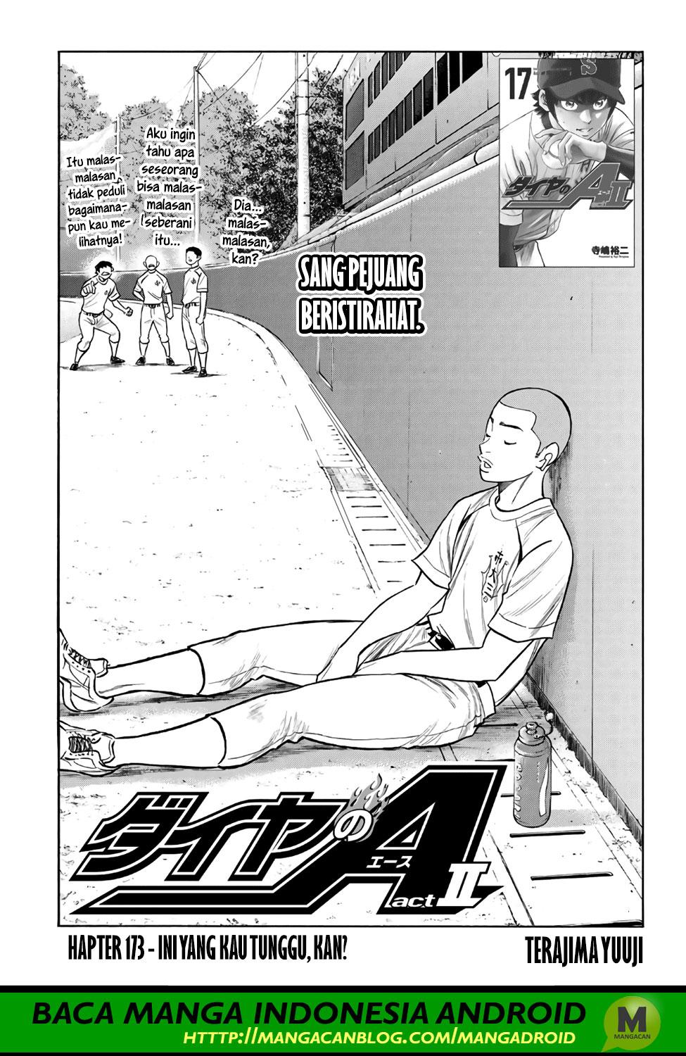 Baca Komik Diamond no Ace Act 2 Chapter 173 Gambar 1