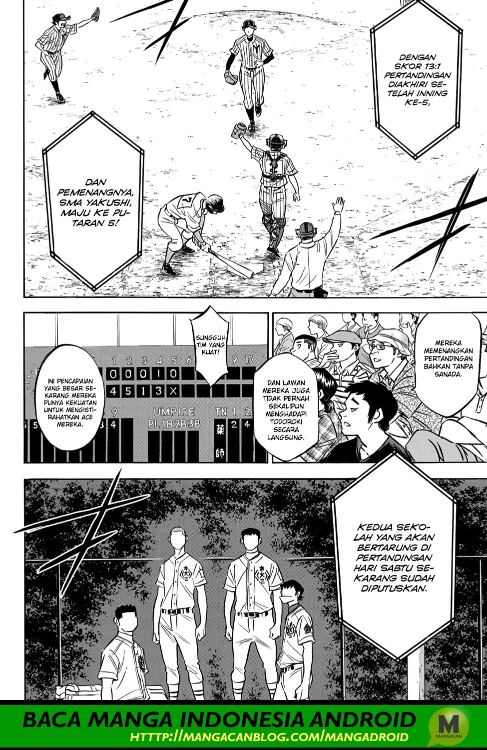 Diamond no Ace Act 2 Chapter 160 Gambar 12