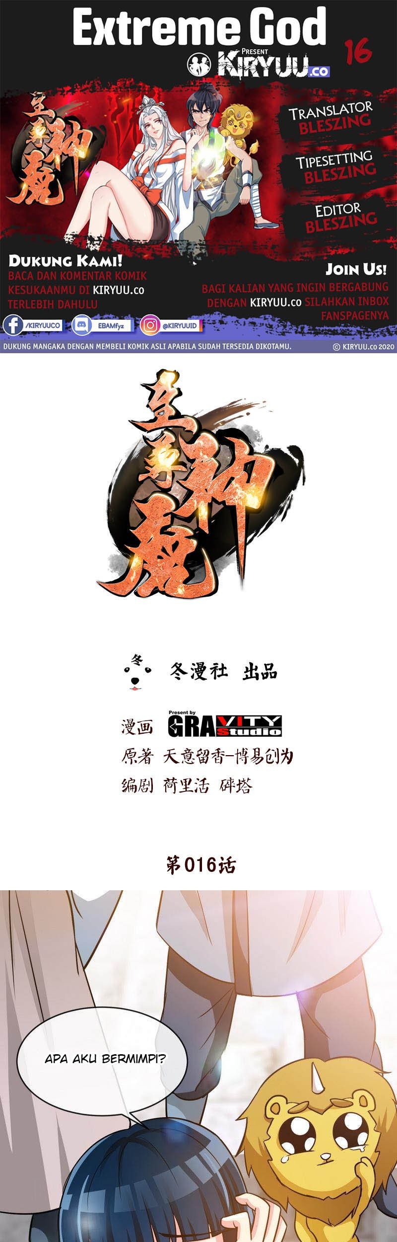 Baca Komik Extreme God Chapter 16 Gambar 1