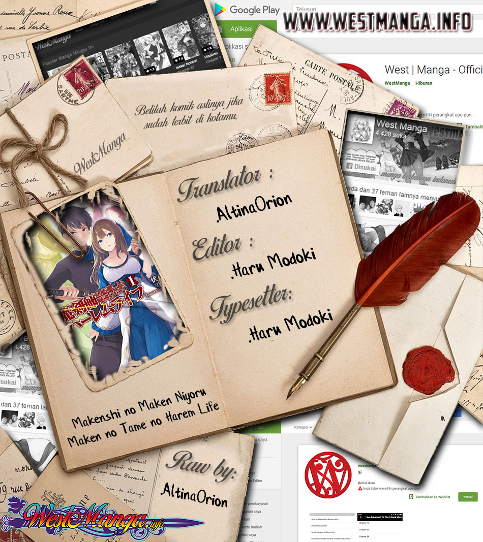 Baca Makenshi no Maken Niyoru Maken no Tame no Harem Life Chapter 02 Gambar 2