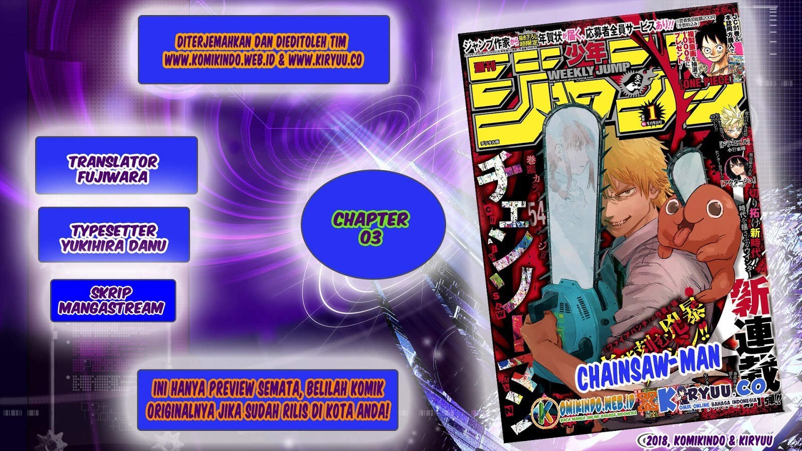 Baca Komik Chainsaw Man Chapter 3 Gambar 1