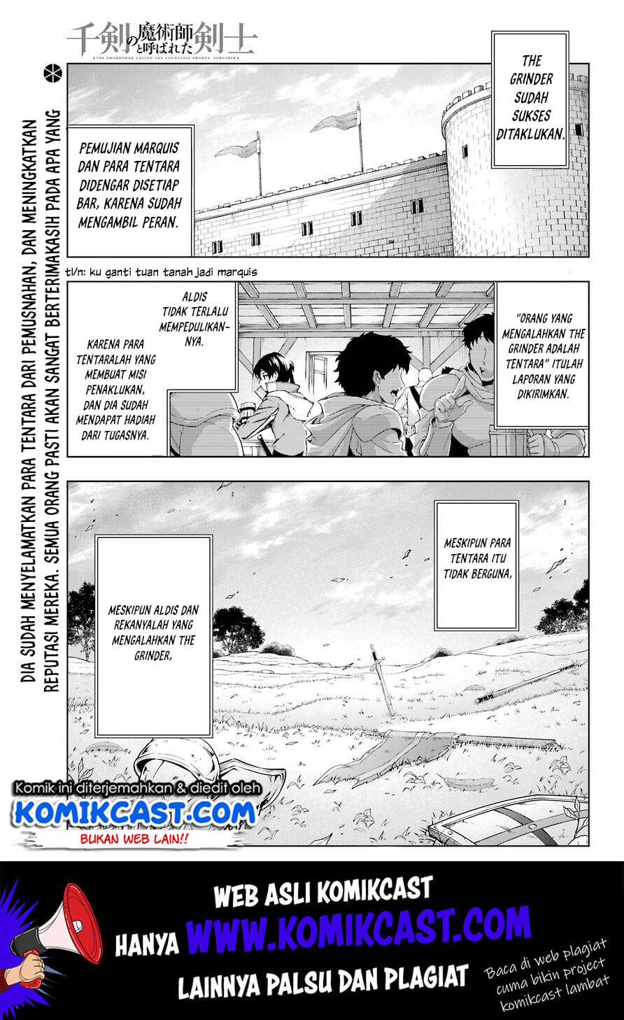 Baca The Swordsman Called the Countless Swords Sorcerer Chapter 8 Gambar 2