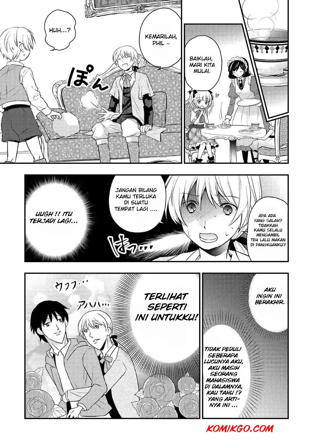 Tensei Ouji wa Daraketai Chapter 02 Gambar 12