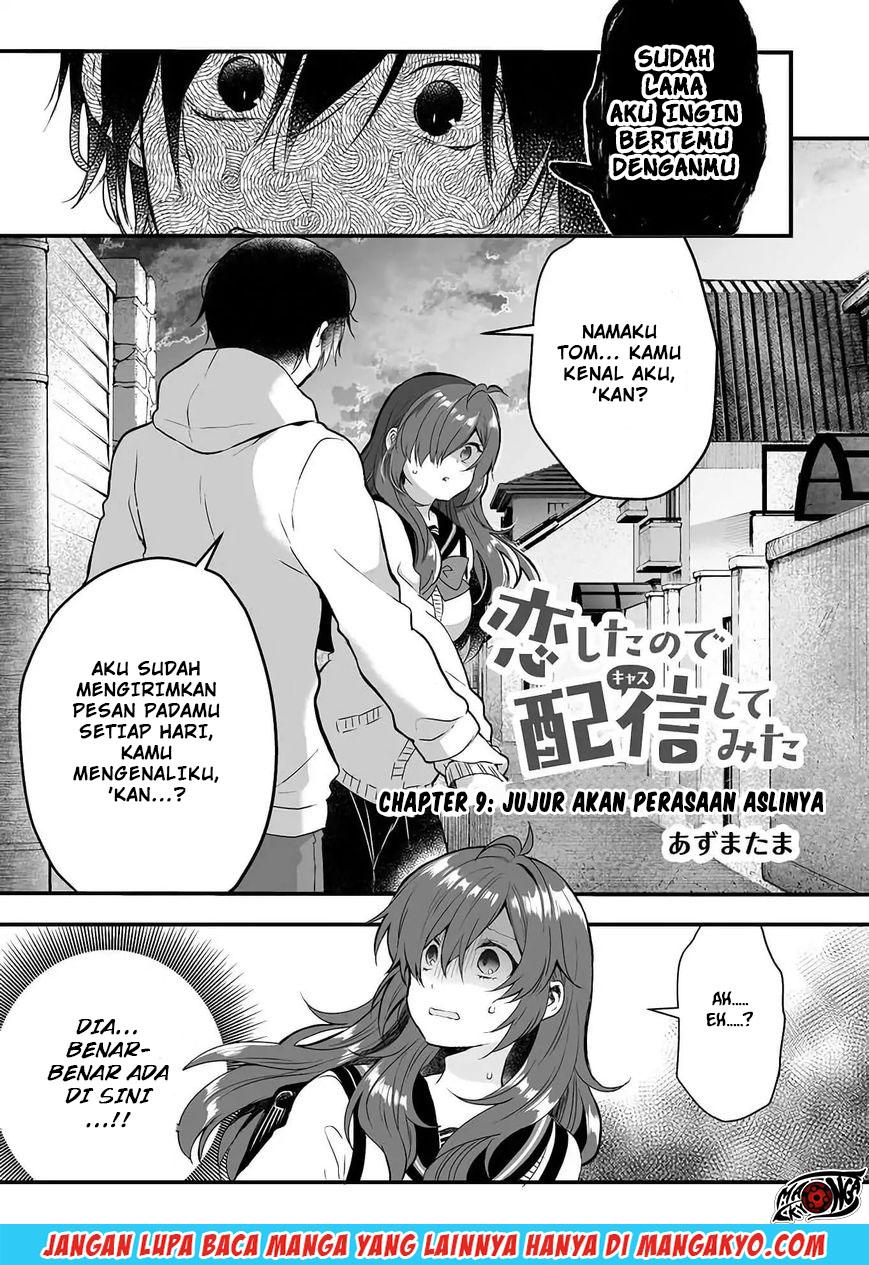 Baca Komik Koi Shita no de, Haishin Shite Mita Chapter 09 Gambar 1