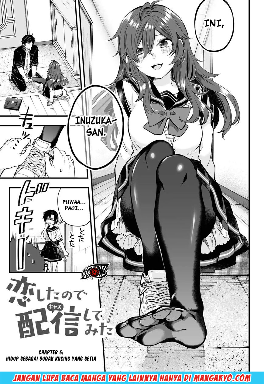 Baca Komik Koi Shita no de, Haishin Shite Mita Chapter 06 Gambar 1