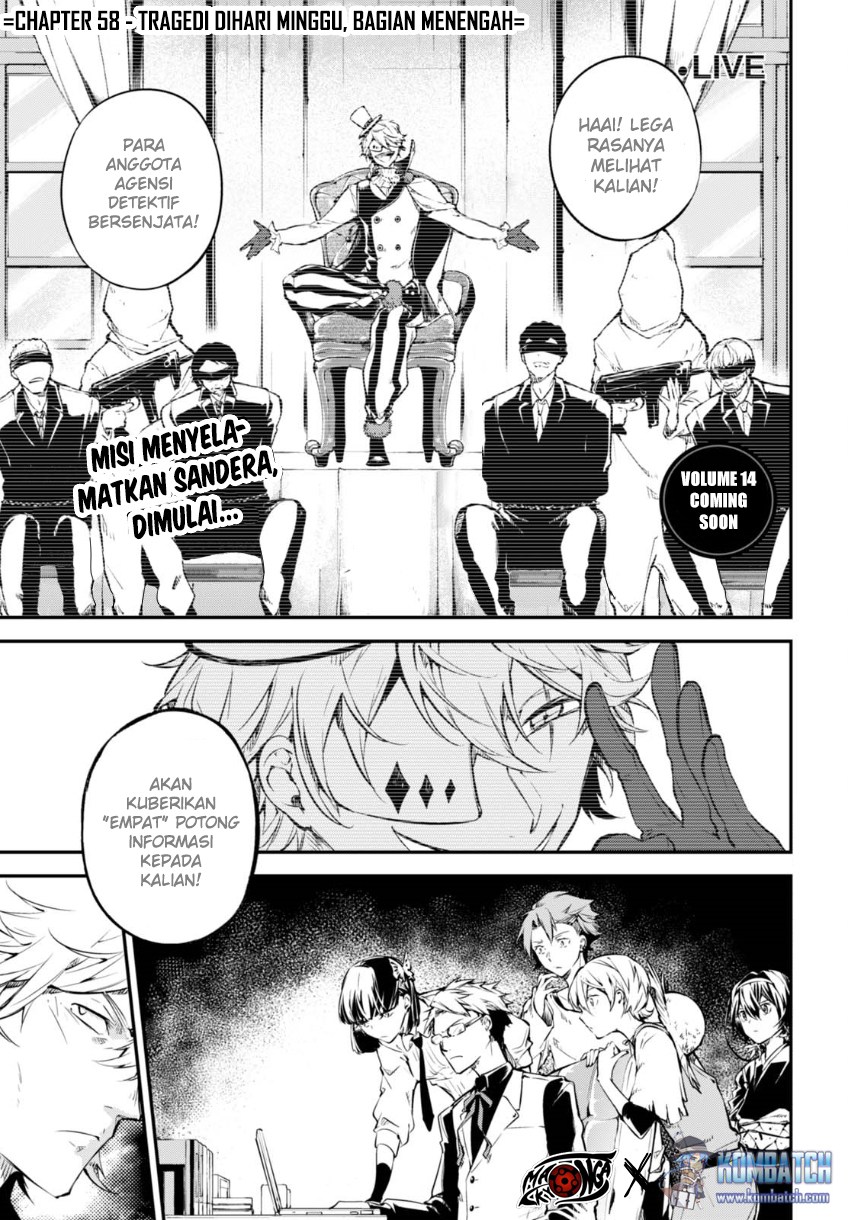 Baca Bungou Stray Dogs Chapter 58 Gambar 2
