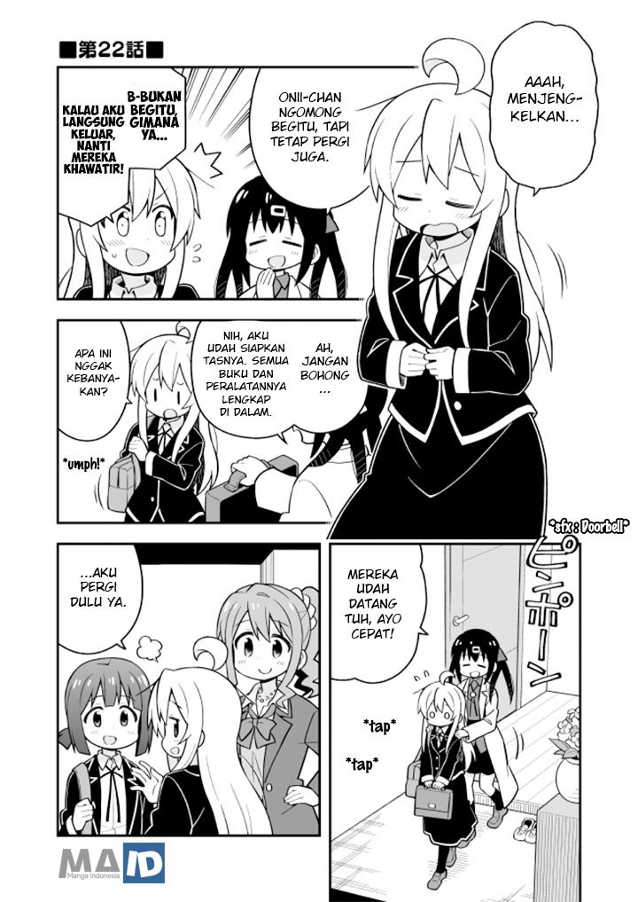 Onii-chan wa Oshimai Chapter 22 Gambar 4
