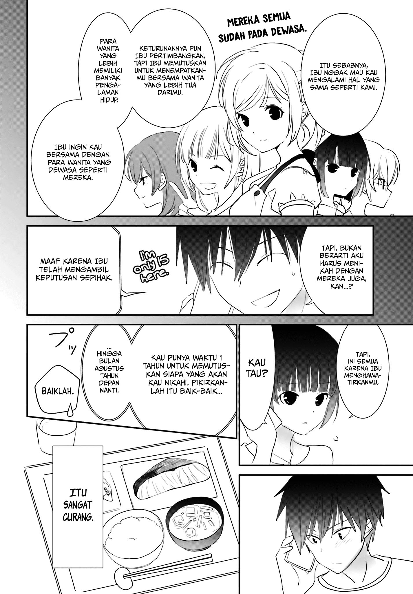 Miharashi-sou no 5-nin no Hanayome Chapter 3.2 Gambar 3