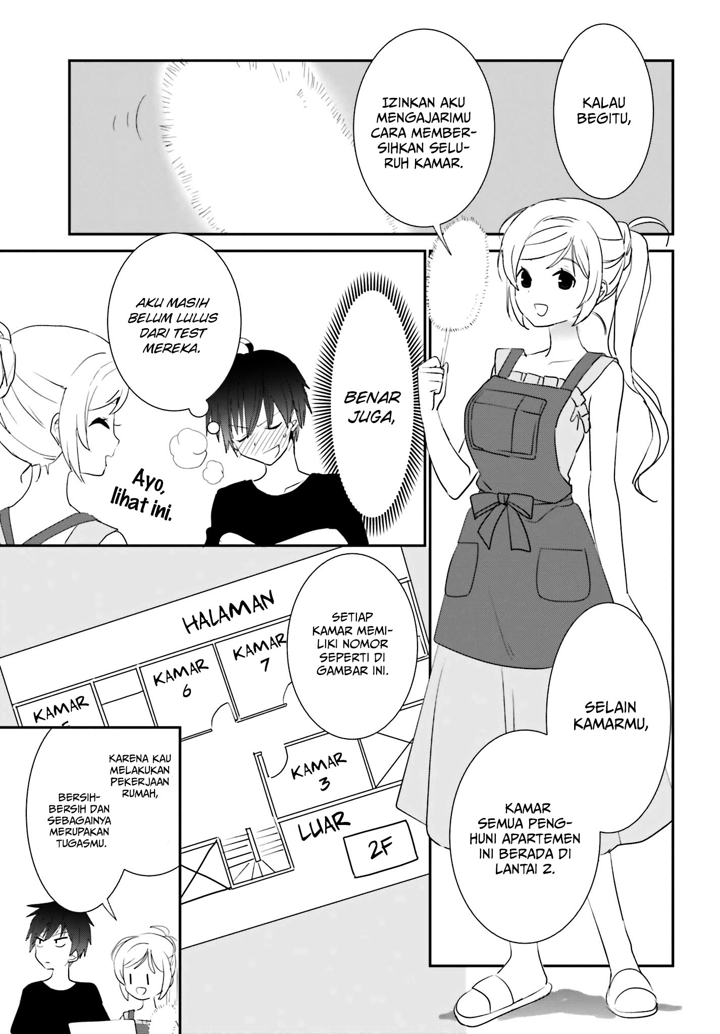 Miharashi-sou no 5-nin no Hanayome Chapter 3.2 Gambar 6