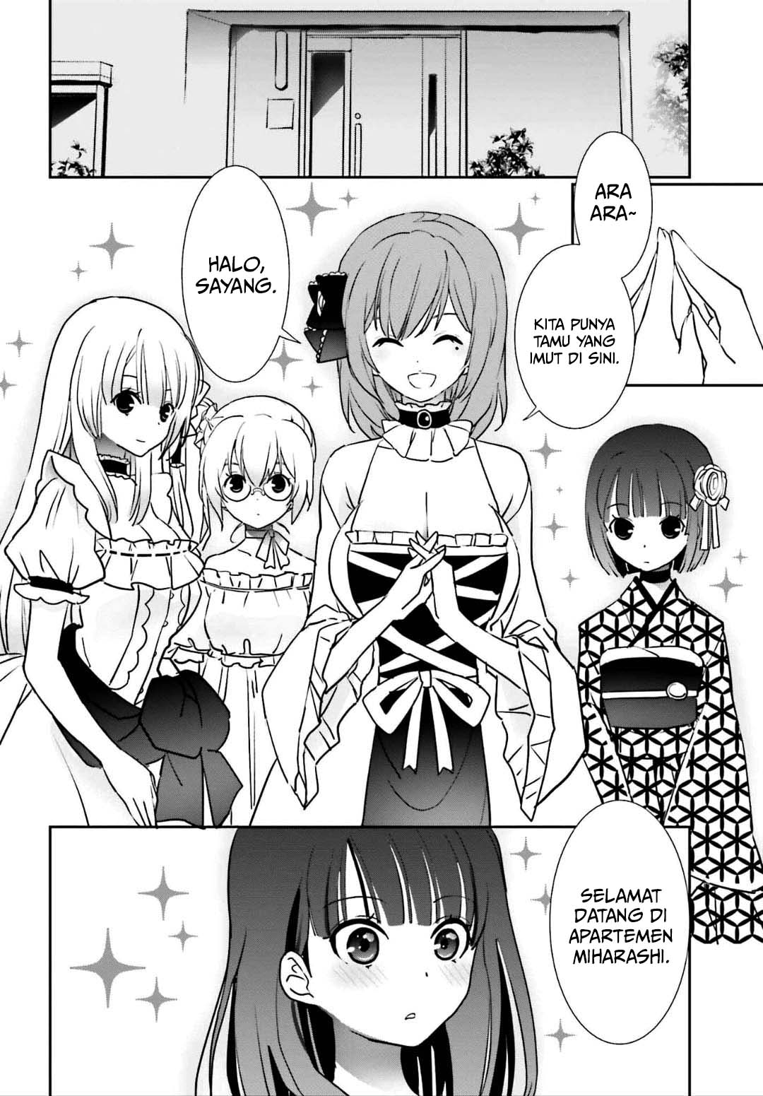 Miharashi-sou no 5-nin no Hanayome Chapter 5.1 Gambar 8