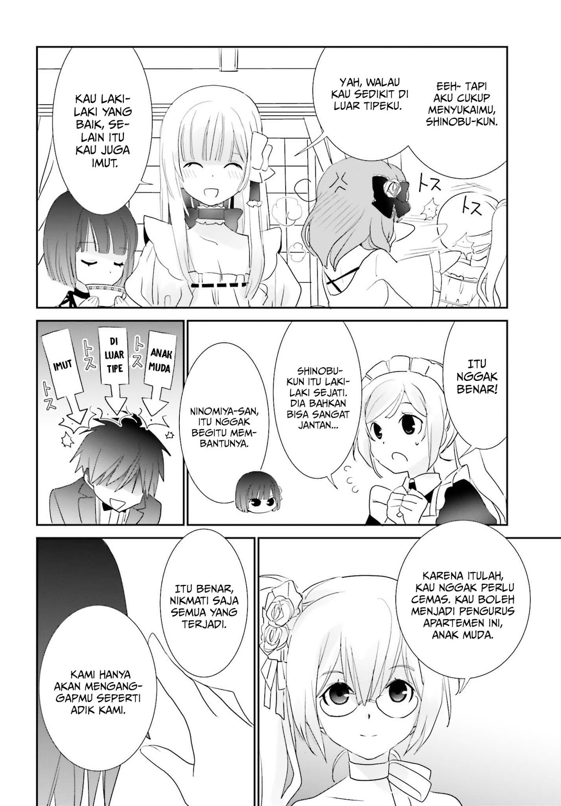 Miharashi-sou no 5-nin no Hanayome Chapter 4.2 Gambar 10