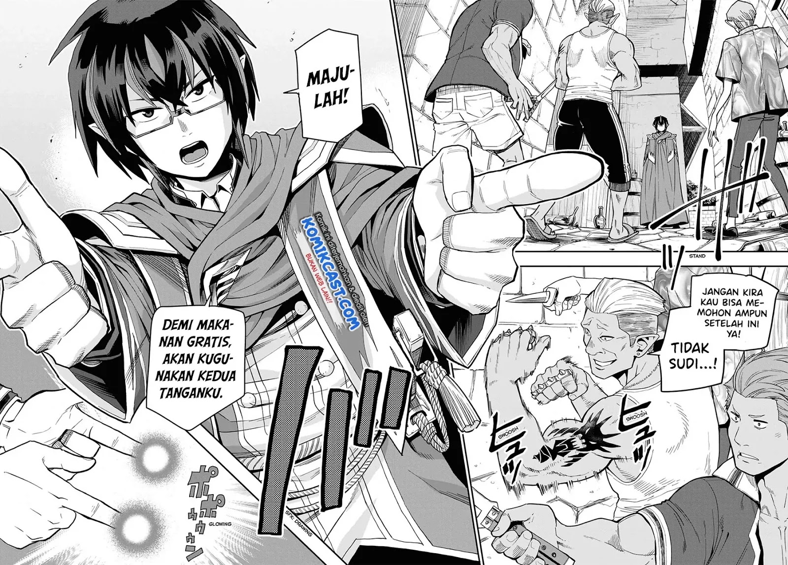 Konjiki no Moji Tsukai: Yuusha Yonin ni Makikomareta Unique Cheat Chapter 57 Gambar 15