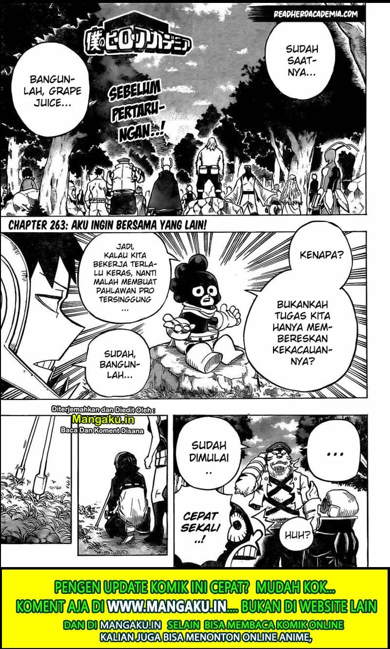 Baca Komik Boku no Hero Academia Chapter 263 Gambar 1